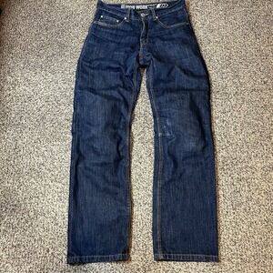 Iron Workers BLTIRN10-BLU Motorcycle Jeans 30x32 Kevlar Reinforced Blue Denim